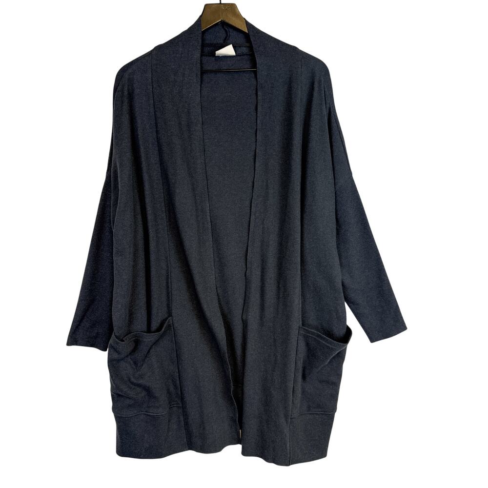 Pact Womens 100% Organic Cotton Cardigan Sweater Gray - M/L